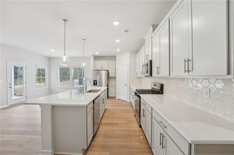 Furnished interior view inside a new home in Westmont Preserve, Powder Springs (Image 19).