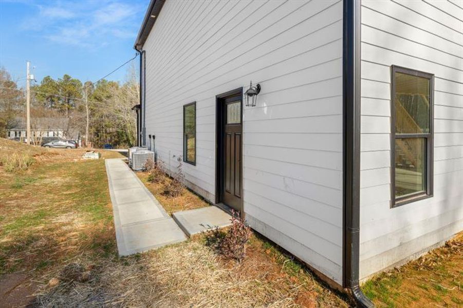 Exterior details and patio area of a home in , Snellville (Image 22).