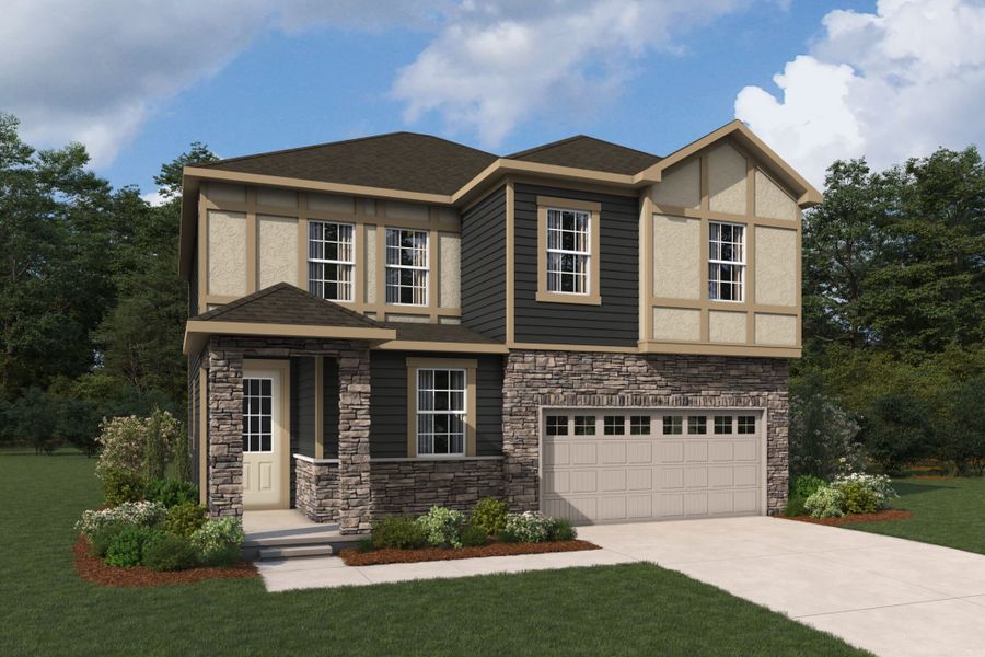 Representative exterior photo of a completed home built from the Redwood by Mattamy Homes in Waxhaw Landing, Monroe, NC (Image 7). Representative exterior photo of a completed home built from the Redwood by Mattamy Homes in Waxhaw Landing, Monroe, NC (Image 7).