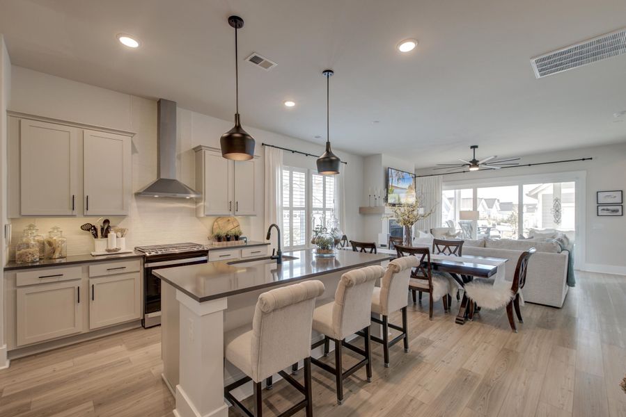 Furnished interior view inside a new home in Midtown at Nexton, Summerville (Image 10).