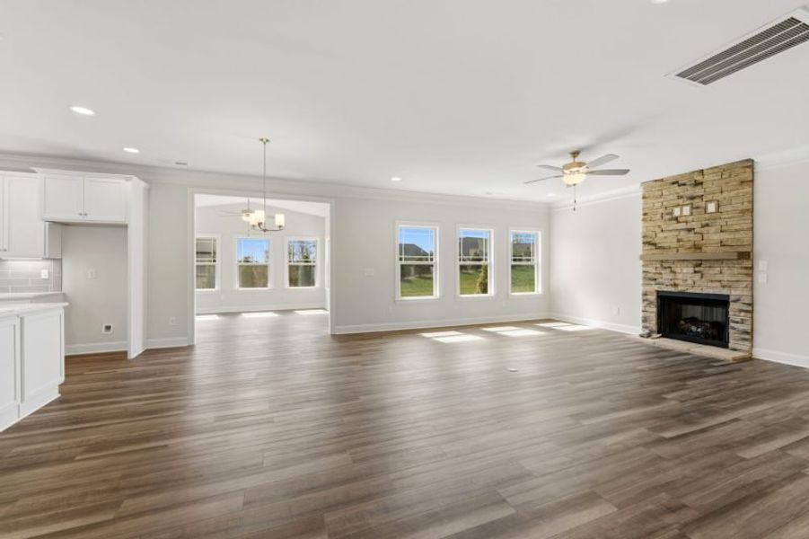 Spacious, unfurnished interior of a new home in Blacksmith, Stokesdale (Image 64).