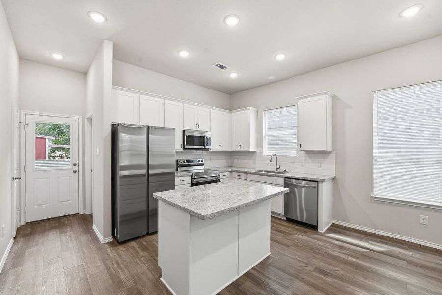 Furnished interior view inside a new home in , Willis (Image 19).
