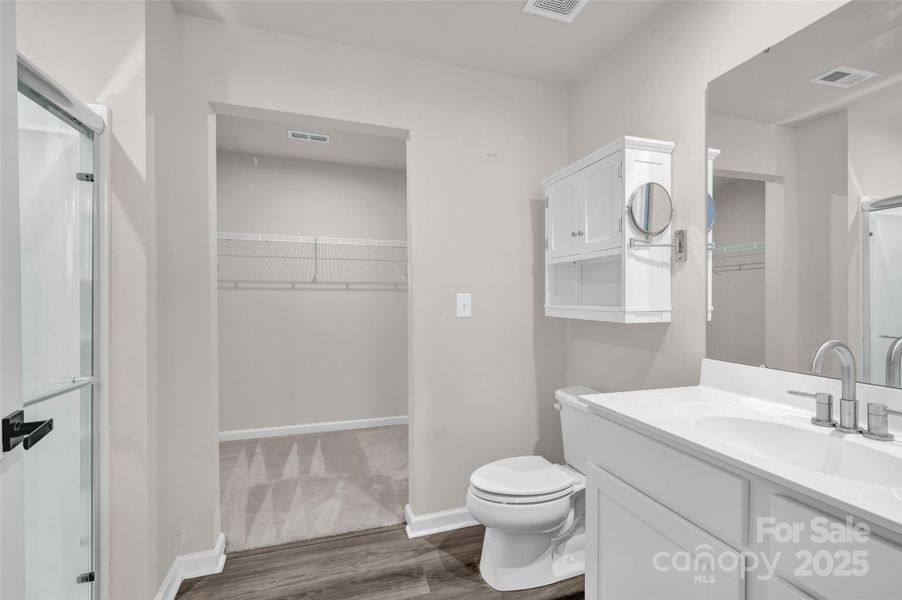 Primary full bath and closet