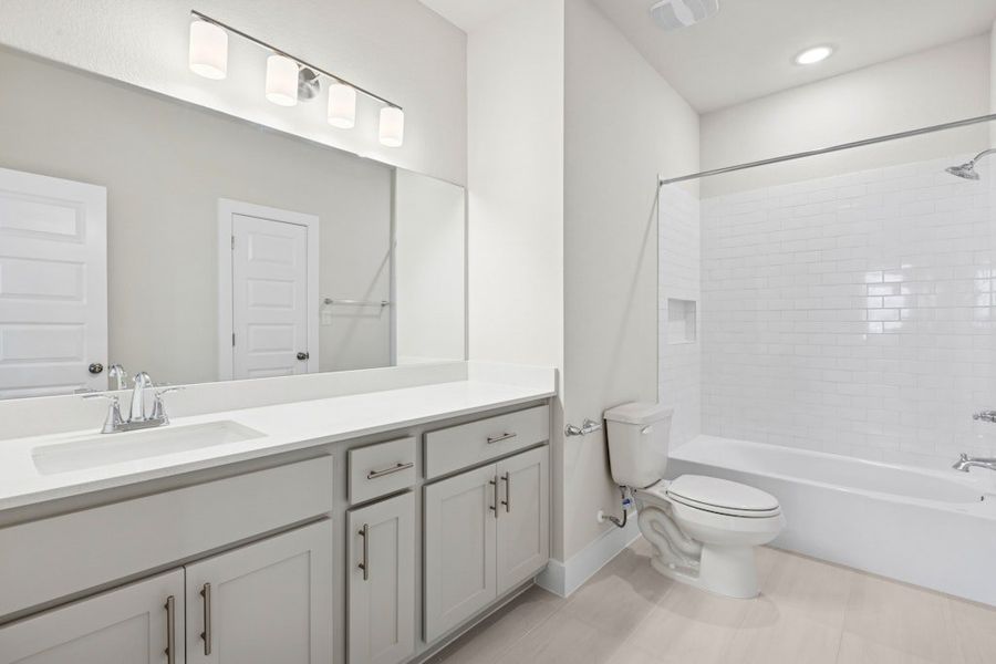 Furnished interior view inside a new home in Blackhawk, Pflugerville (Image 14).