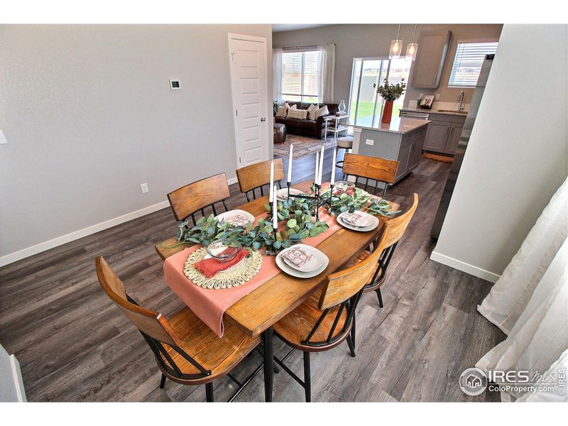 Furnished interior view inside a new home in Liberty Draw, Evans (Image 8).