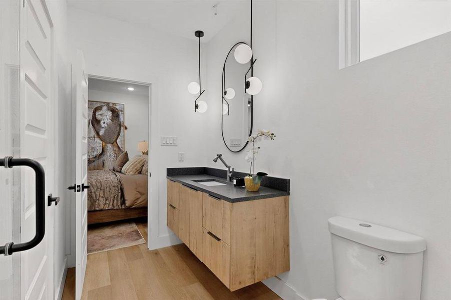 Furnished interior view inside a new home in , Dallas (Image 12).