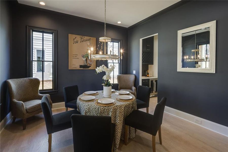 Furnished interior view inside a new home in , Norcross (Image 14). Furnished interior view inside a new home in , Norcross (Image 14).