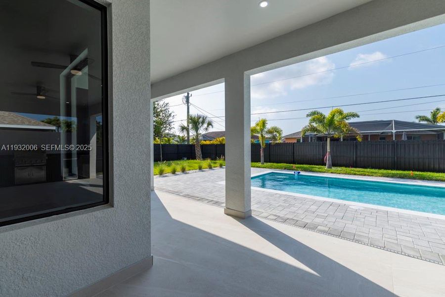Exterior details and patio area of a home in , Cape Coral (Image 34).