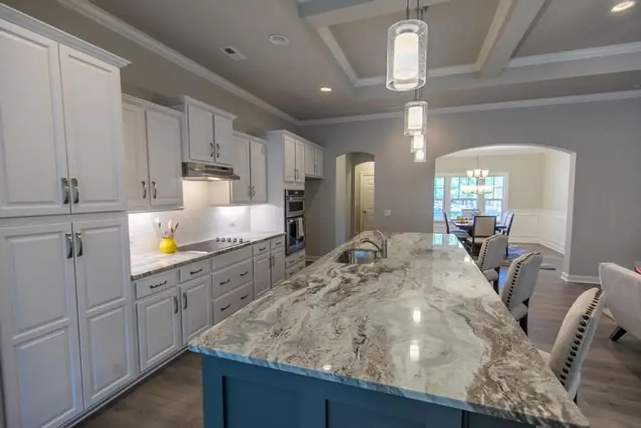 Representative furnished interior of a home built from the Langley by True Homes in Edgewater - Cottage Greens, Lancaster (Image 3).