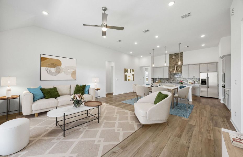 Furnished interior view inside a new home in Katy Court, Katy (Image 5).