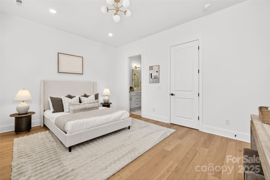 Furnished interior view inside a new home in , Charlotte (Image 22).