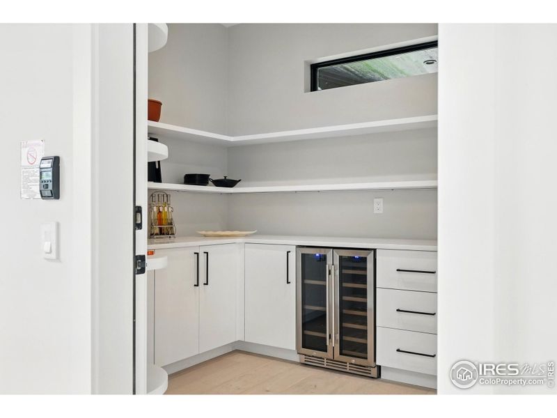 Access into pantry from garage Access into pantry from garage