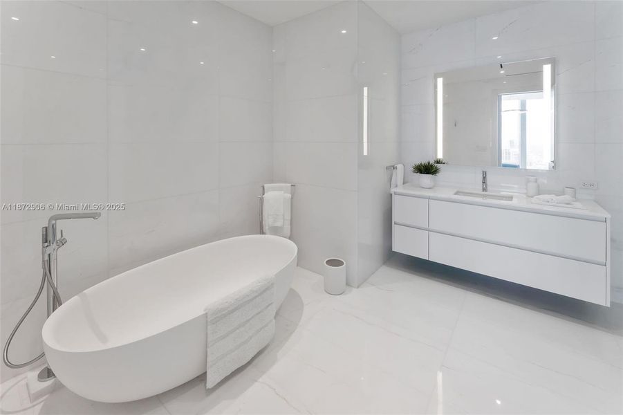 Furnished interior view inside a new home in , Miami (Image 11). Furnished interior view inside a new home in , Miami (Image 11).