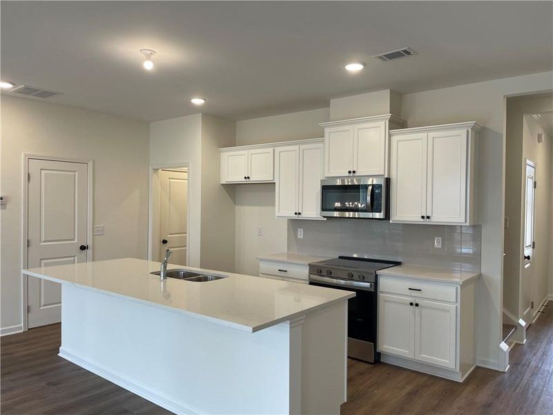 Furnished interior view inside a new home in The Collection at Wolf Creek, Lawrenceville (Image 8).