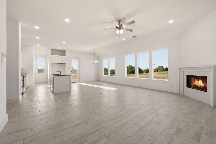 Spacious, unfurnished interior of a new home in Saddleback Estates, Boyd (Image 23).