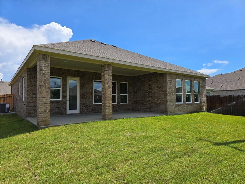 Large Covered rear patio
