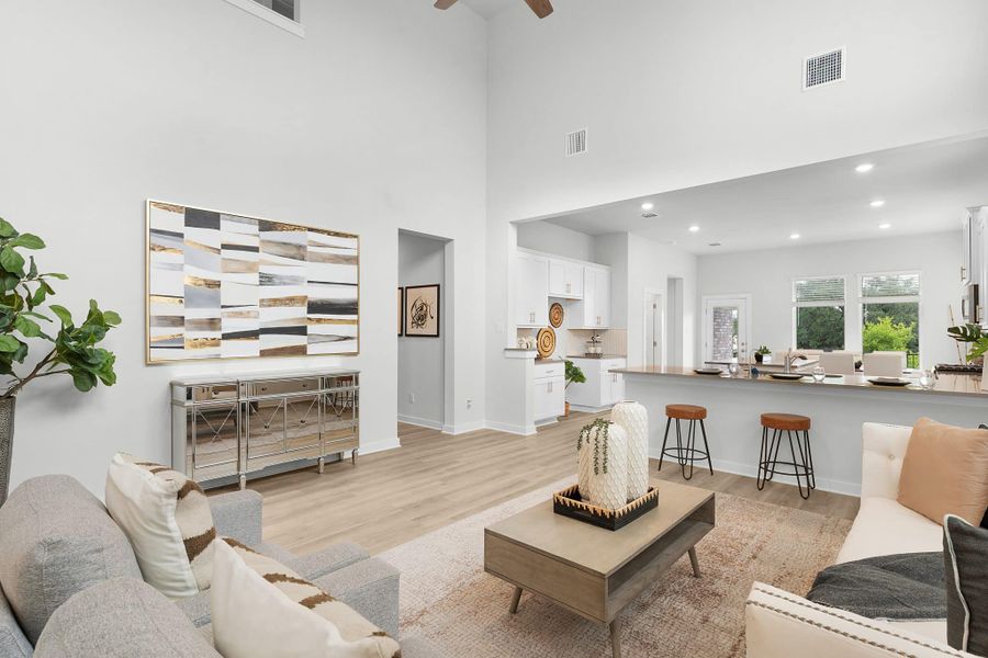 Furnished interior view inside a new home in Nolina, Georgetown (Image 7). Furnished interior view inside a new home in Nolina, Georgetown (Image 7).