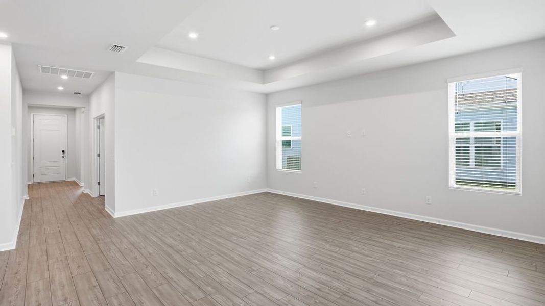 Spacious, unfurnished interior of a new home in Midpoint at New Riverside, Bluffton (Image 25).