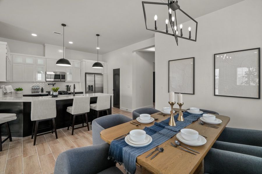 Furnished interior view inside a new home in Paseo Del Este Unit 9, El Paso (Image 11).