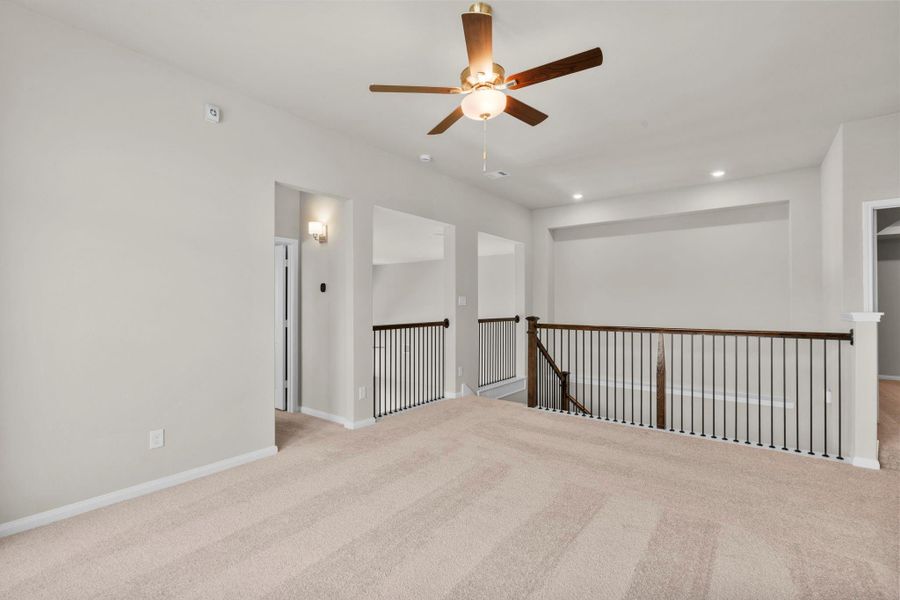 Spacious, unfurnished interior of a new home in Bridgeland, Cypress (Image 28).