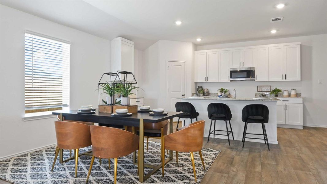Furnished interior view inside a new home in Tamarron, Fulshear (Image 8).