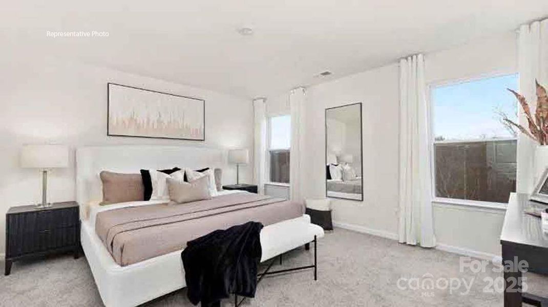 Furnished interior view inside a new home in Fergus Crossing, York (Image 9).