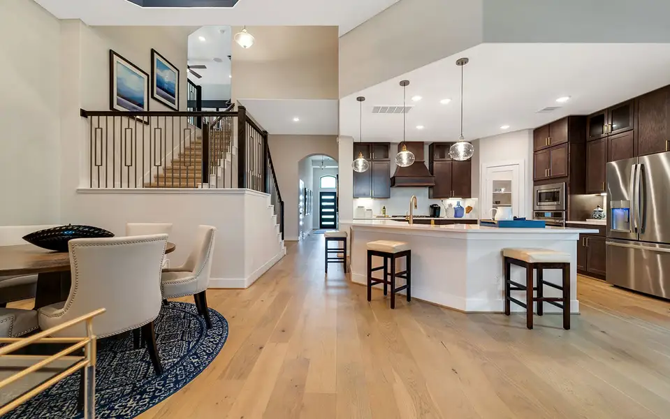 Furnished interior view inside a new home in Windrose Green, Angleton (Image 10).