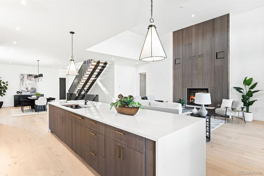 Furnished interior view inside a new home in , Denver (Image 10).