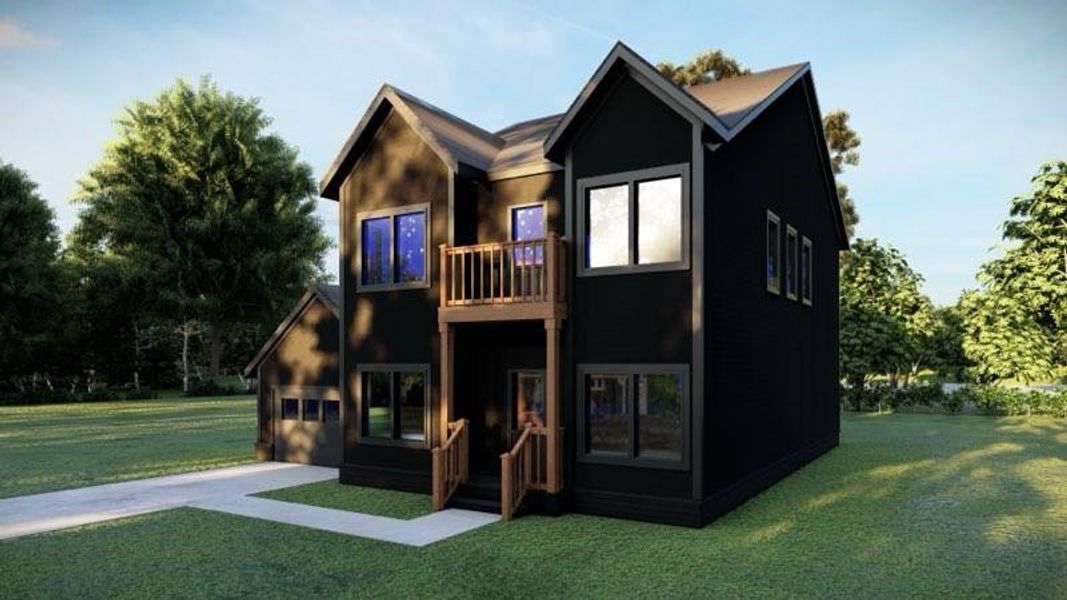 Exterior rendering of this home design in , Atlanta, GA (Image 2). Exterior rendering of this home design in , Atlanta, GA (Image 2).