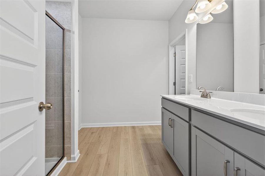 Furnished interior view inside a new home in Franklin Manor, Lawrenceville (Image 10).