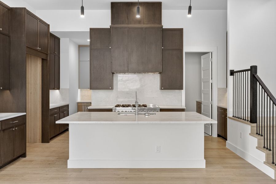 Furnished interior view inside a new home in Milky Way at River Place, Austin (Image 8).