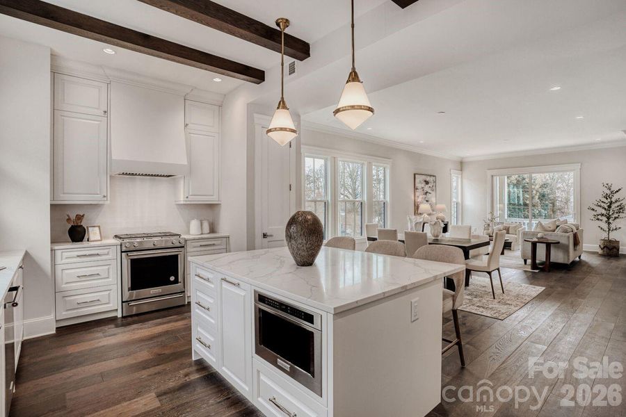 Furnished interior view inside a new home in , Charlotte (Image 26).
