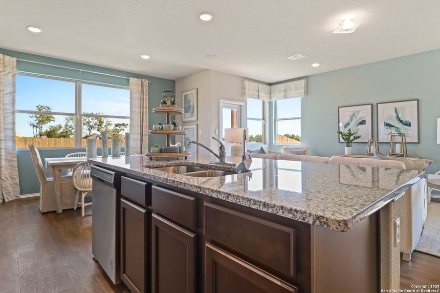 Furnished interior view inside a new home in Blue Ridge Ranch, San Antonio (Image 17).