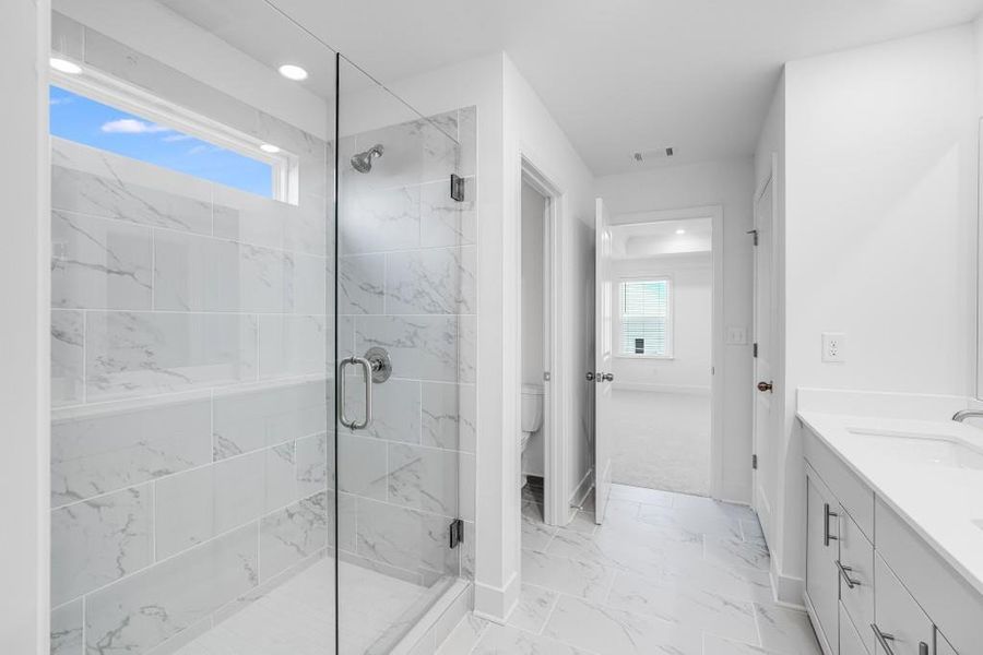 Furnished interior view inside a new home in Wellington Estates, Madison (Image 9).