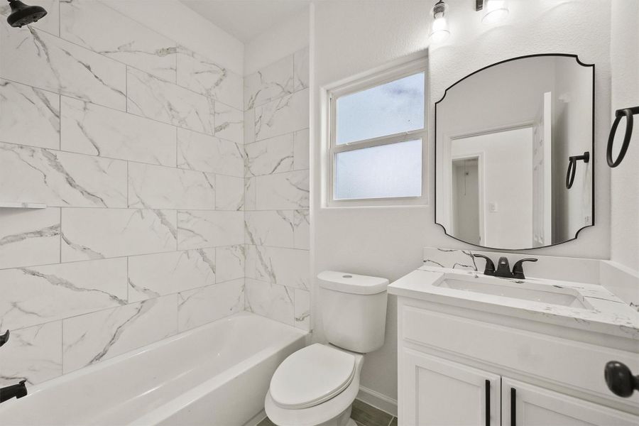 Furnished interior view inside a new home in , Houston (Image 9).