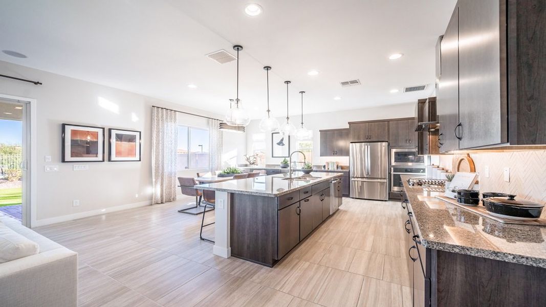Furnished interior view inside a new home in Estrella, Goodyear (Image 14).