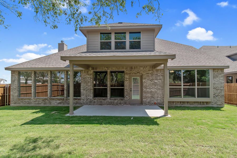 Rear Exterior | Concept 2972 at Villages of Walnut Grove in Midlothian, TX by Landsea Homes