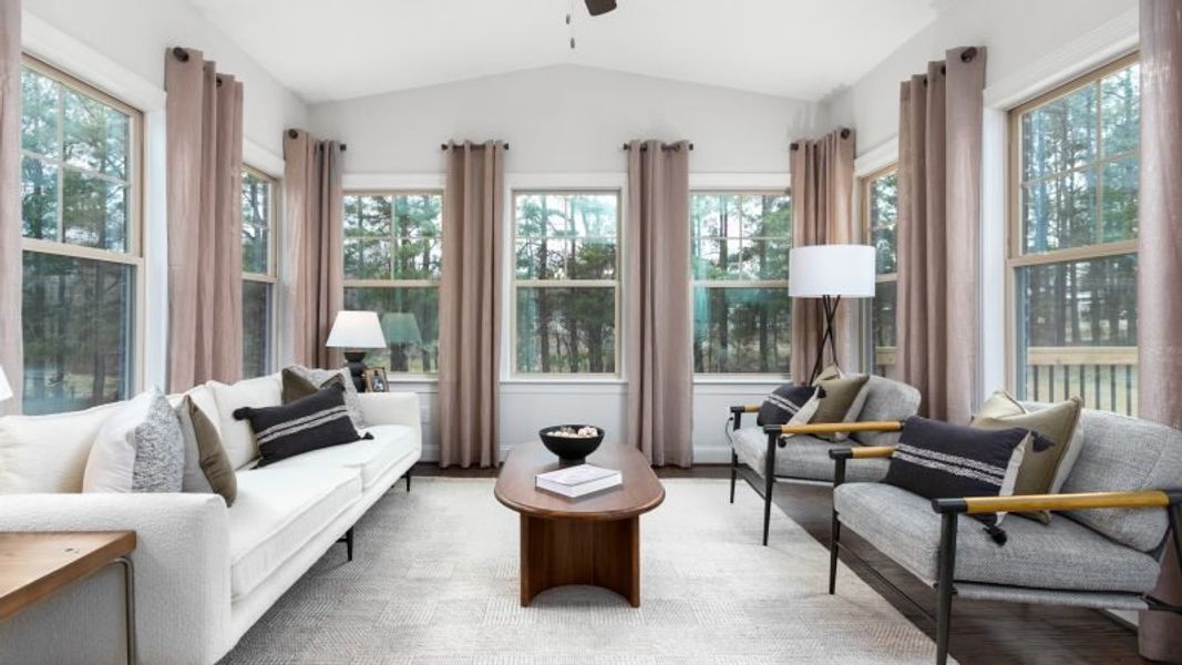 Furnished interior view inside a new home in Preserve at Carriage Cove, Oak Ridge (Image 35).