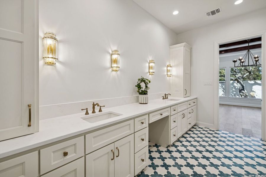 Furnished interior view inside a new home in , San Antonio (Image 62).