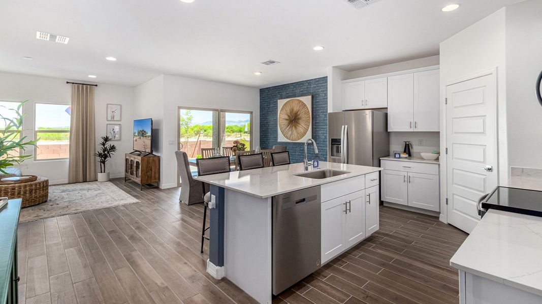 Furnished interior view inside a new home in Sahuarita Acres, Sahuarita (Image 7).