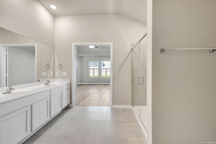 Furnished interior view inside a new home in Greenspoint Heights, Seguin (Image 13).