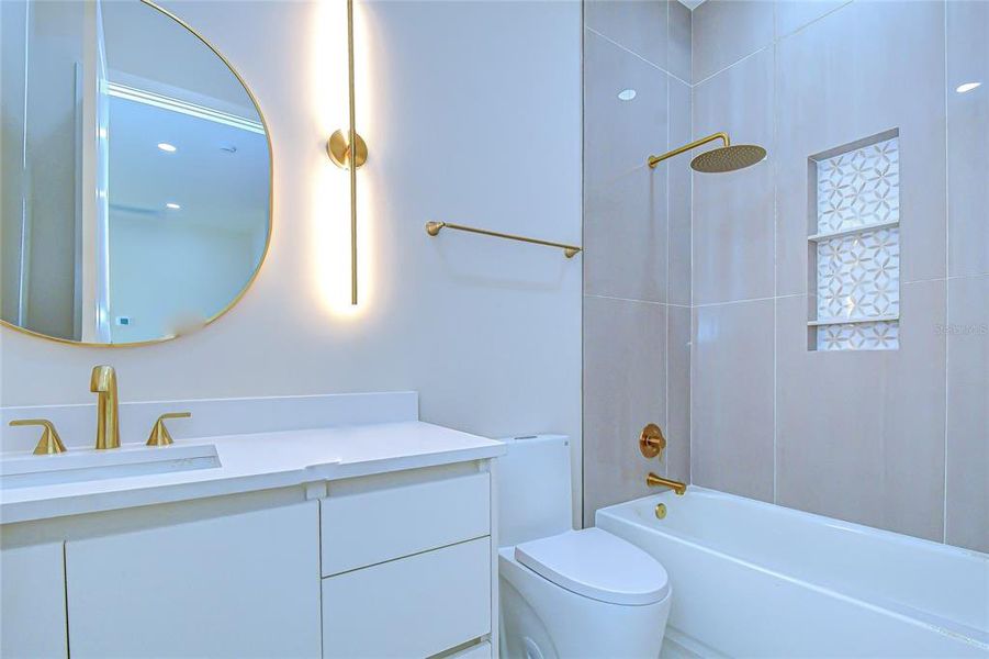 Furnished interior view inside a new home in , Tampa (Image 19).