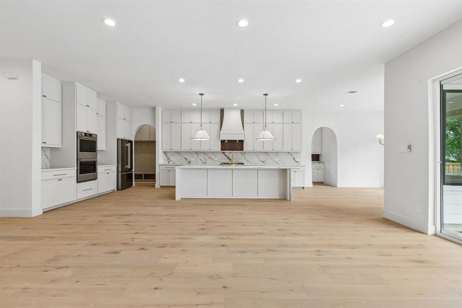 Furnished interior view inside a new home in , Dallas (Image 12).