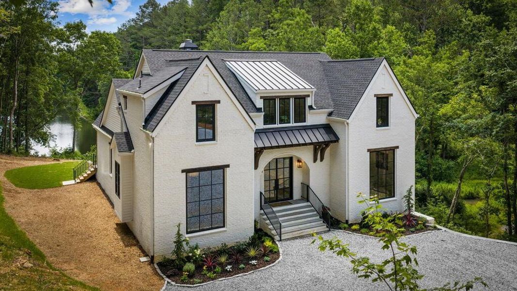 Front exterior of a new home in , Ellijay, GA, highlighting curb appeal (Image 28).