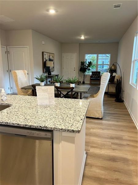 Furnished interior view inside a new home in Villages at Cedar Hill, Dallas (Image 7).