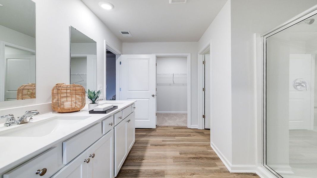 Furnished interior view inside a new home in The Lakes at North Glynn, Brunswick (Image 27).