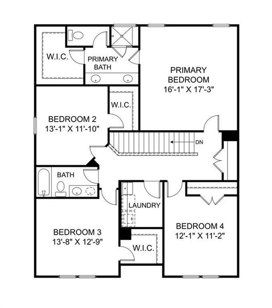 2D floor plan layout of this home in , Lilburn, GA (Image 5).