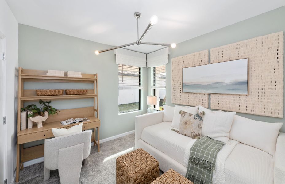 Furnished interior view inside a new home in Caloosa Cove, Labelle (Image 4).