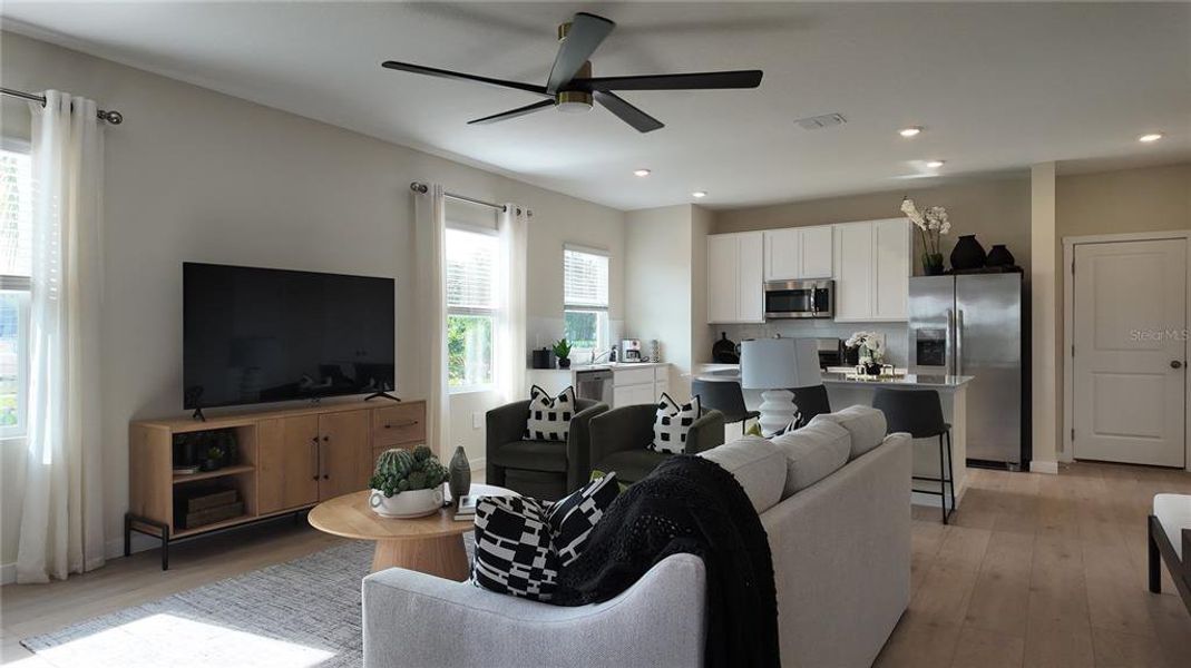 Furnished interior view inside a new home in , St. Cloud (Image 14).