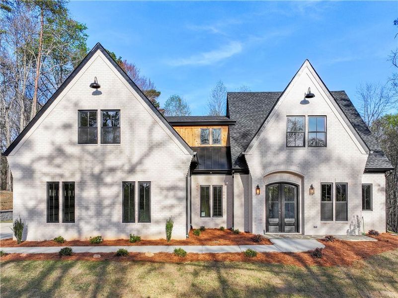 Front exterior of a new home in , Gainesville, GA, highlighting curb appeal (Image 36).